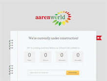 Tablet Screenshot of aarenworld.com